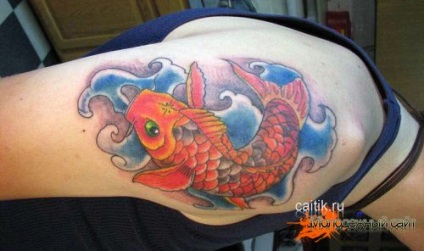 Jelentés tetoválás ponty - fényképek tattoo (tetoválás) Jelentés ponty tetoválás - tattoo kép