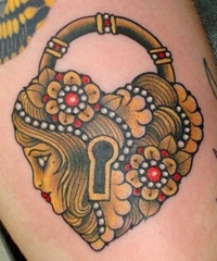 Jelentés tetoválás „lock”