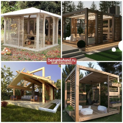 Designs gazebos fotók és tervezési ötletek