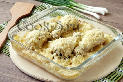 Csirkecomb, sült a kemencében burgonyával - lépésről lépésre recept fotókkal, csirke ételek