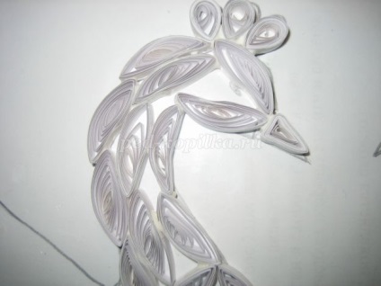 Swans a technika Quilling kezük