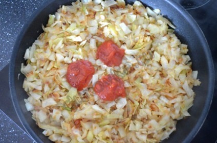Lusta káposzta csirke - recept lépésről lépésre képek (csirke) Lusta káposzta csirke - recept lépésről lépésre fotók