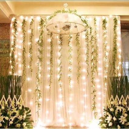 Több fény esküvői dekoráció ötletek