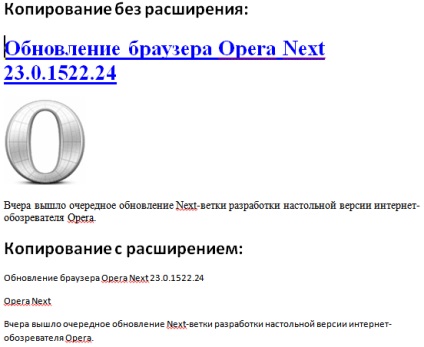 Extensions másolni szöveget formázás nélkül a böngésző, mind a böngészők az Internet