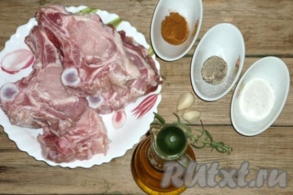 Tarja a csont - a recept fényképpel (csont) Tarja a csont - a recept egy fotó