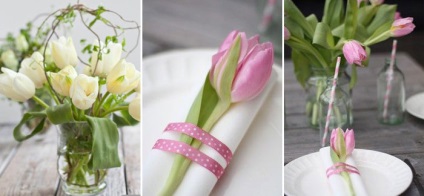 Tulip Wedding - tervezési ötletek, a kép a menyasszony és a vőlegény, fotó és videó