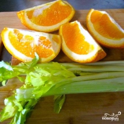 Kacsa sült naranccsal - lépésről lépésre recept fotók