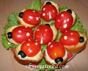 Dish paradicsom - egy recept fotó (recept) Tál paradicsom - a recept egy fotó