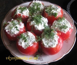 Dish paradicsom - egy recept fotó (paradicsom) Tál paradicsom - a recept egy fotó