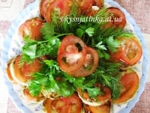 Tál paradicsom - a recept egy fotó (fotók) Tál paradicsom - a recept egy fotó