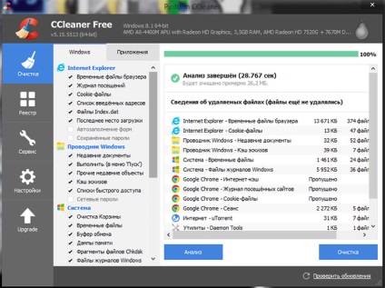 CCleaner - CCleaner ingyenesen letölthető Orosz (Cleaner)