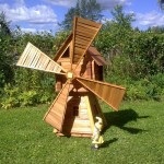 Dekoratív Windmill Garden (41 fotó), Kerti bútor, kézműves, rajz, fotó és videó