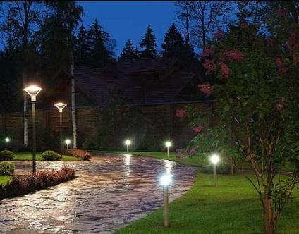 Dekoratív nyári és kerti lámpák - kiválasztása és telepítése