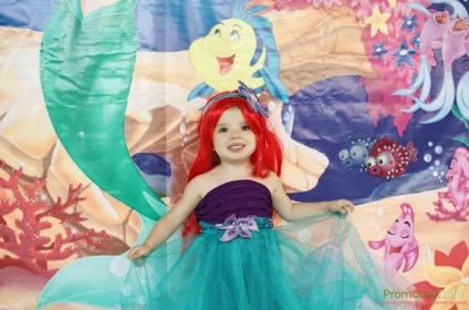 Születésnapi kis hableány a víz alatti királyságában Milana (Mermaid Ariel) Születésnapi kis hableány a víz alatti királyságában Milana