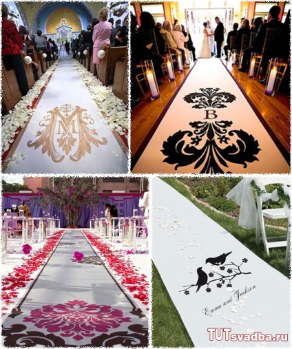 Az útvonal az oltár fotó - esküvő portált