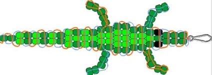 Ábrákon Bead szövése diagramok, ls