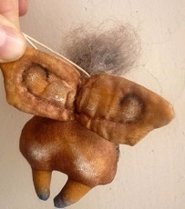 Állatok a szakterületen keményített textil (textil). Állatok a technika földelt textilek