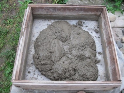 Beton-, gipsz, cement a kertben és a kert fotók és videó (beton termékek gyártásához és cement vakolat) Beton-, gipsz, cement a kertben és a kert fotók és videók