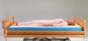 Mint ortopédággyal ágyhoz kötött betegek segít a kezelés