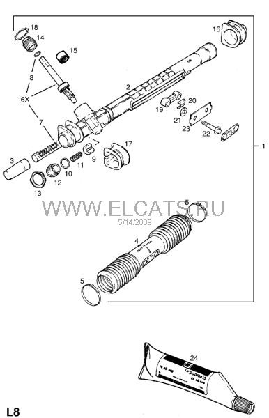 Hogyan orvosolható mechanikus kormánymű rack Opel Vectra a, autós kézikönyv (javítási saját kézzel) Hogyan orvosolható mechanikus kormánymű rack Opel Vectra egy kézi autós