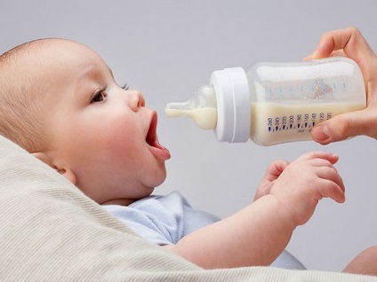 Hogyan elválasztott gyerek a baba tejipari mix