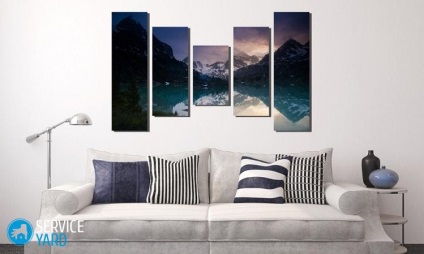 Hogyan akasztani egy képet a falra fúrás nélkül a falra, serviceyard-kényelmes otthon kéznél