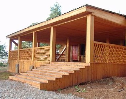 Hogyan lehet csatolni a verandára, hogy a kertes házban saját kezűleg, a magyar ház, építeni és élni benne!