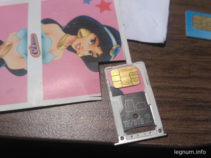 Hogyan készítsünk egy szendvicset nanosim microSD slot egy univerzális, fotó, videó, saját kezűleg, «legnum