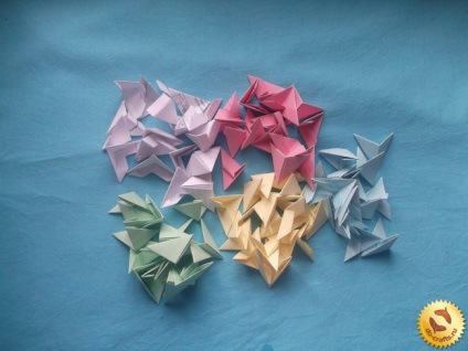 Hogyan készítsünk origami hajót a modulok a saját kezét, a mester osztályt a rendszer