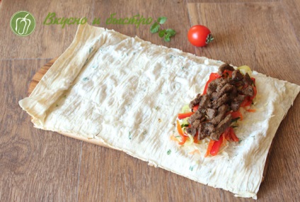Hogyan készítsünk shawarma otthon - lépésről lépésre recept