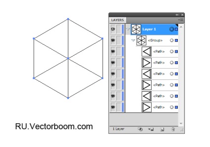 Hogyan készítsünk egy hatszögletű rács mintát készíteni Illustrator - rboom