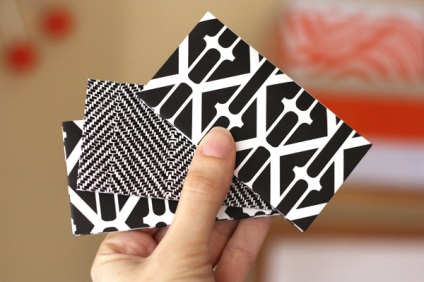 Hogyan készítsünk egy névjegykártyatartók az origami technikával