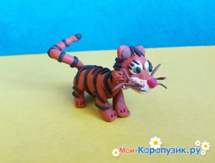 Mivel vak tigris gyurma (vak) Milyen vak tigris gyurma
