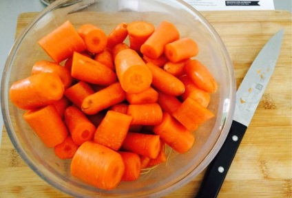 Főzni sárgarépát egy mikrohullámú gyors és ízletes