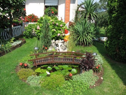 Gyönyörű kert, fotók - Trükkök kerttervezés saját nyaraló - egy könnyű dolog