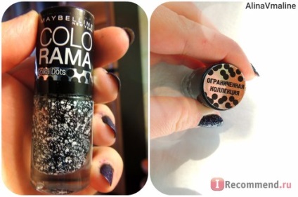 Körömlakk Maybelline Colorama pöttyös - «☆☆☆ hűvös tetején egy változás (pontok) Körömlakk Maybelline Colorama pöttyös - «☆☆☆ hűvös tetején a változás