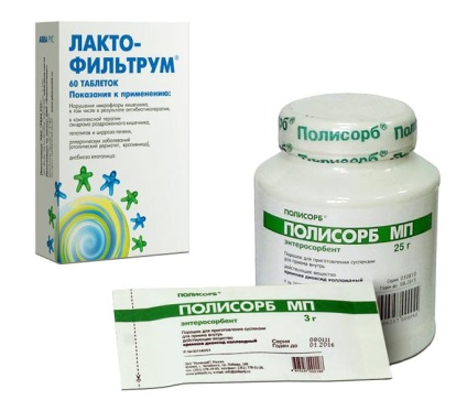 Laktofiltrum vagy polisorb -, hogy jobb kezelésére és gyógyítására