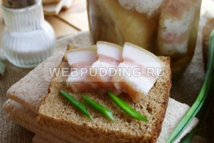 A pácolt szalonna - egy klasszikus recept sós lében, hogyan kell főzni (pácolt szalonna sós) A pácolt szalonna - egy klasszikus recept sós lében, hogyan kell főzni