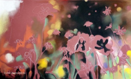 Mesterkurzus festék pasztell vadvirágok - Fair Masters - kézzel készített, kézzel készített