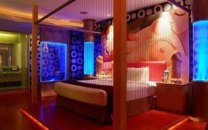 Mini-szálloda és a szobák az óra és éjjel Magyarországon - a világ egy húr