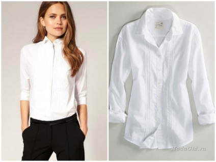 Divat és stílus óda a fehér ing