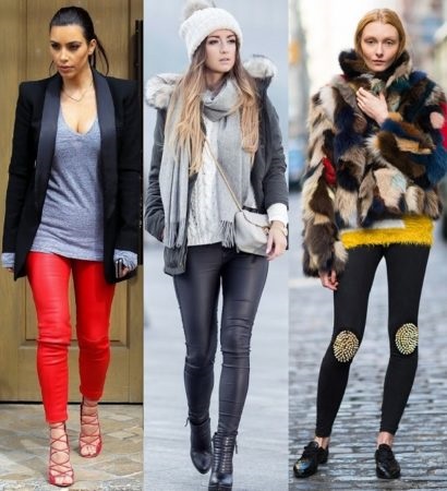Divatos leggings 2017 harisnyanadrág dzhegginsy trend modell fotó