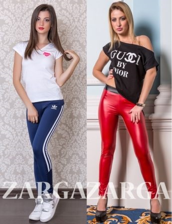 Divatos leggings 2017 harisnyanadrág dzhegginsy trend modell fotó
