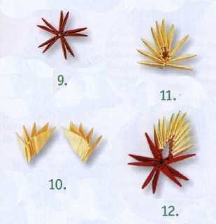 Moduláris origami kaktusz, sárga virágok (do) Moduláris origami kaktusz, sárga virágok
