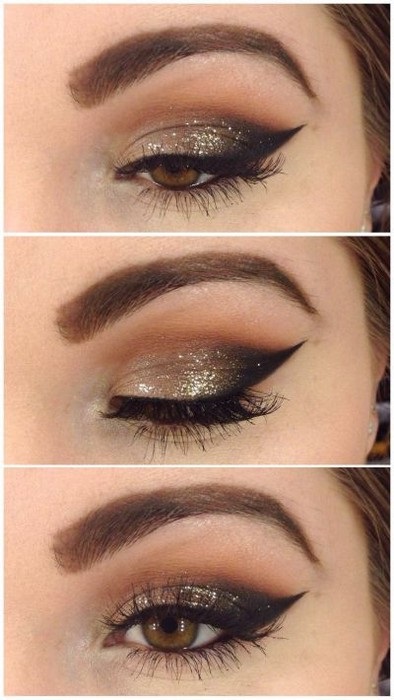 Fekete szemek „make-up 20 ötleteket, amelyek kiemelik barna szem (aláhúzva) Sötét szemek „20 make-up ötleteket, amelyek kiemelik barna szem