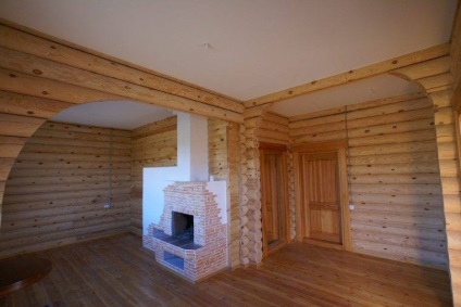 Befejező a mennyezet egy fából készült ház tervezési lehetőségeket - gipszkarton, lambéria, video oktatás