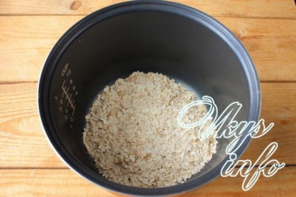 Zabpehely multivarka víz recept fényképpel (zab) Zabpehely multivarka víz recept egy fotó