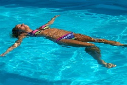 Pihenés medence - fitness és aerobic