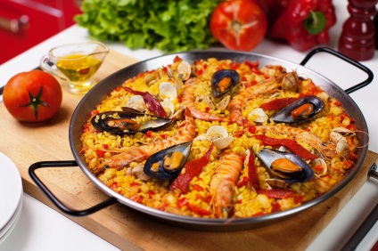 Paella (paella) - Spanyol konyha lélek (spanyol rizs étel) Paella (paella) - Spanyol konyha lélek