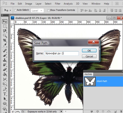 Fordítás raszter-vektor Photoshop (Photoshop) Fordítás raszter-vektor Photoshop